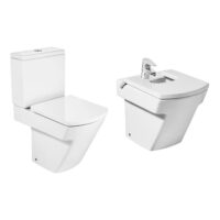 Combo de sanitarios Roca Hall inodoro, deposito y bidet