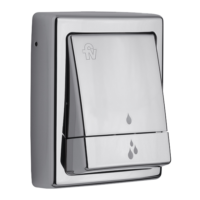 Tecla para valvula FV doble descarga de inodoros 368.04