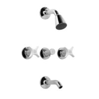 Griferia FV para Lluvia 0103/M3 Petalo Blanco