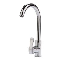 Monocomando Cocina Canilla Cromo Tauro Desing Alto