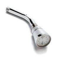 Lluvia y brazo para baño Tauro cromado