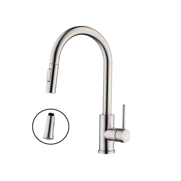 Griferia Monocomando Cocina Pico Extensible