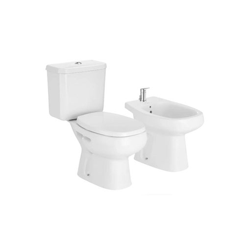 Combo de sanitarios Roca Monaco inodoro, deposito y bidet
