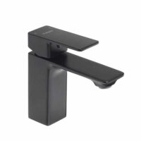 Monocomando Peirano para lavatorio Soria Black