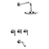 Griferia Peirano para bañera y ducha Adra 80-166 Ducha Grande