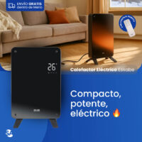 Calefactor Eskabe Electrico 900W - 1800W FD2 - Imagen 2