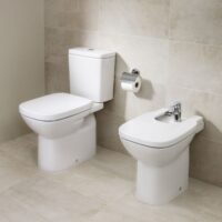 Combo de sanitarios Roca Debba inodoro, deposito, bidet y tapa cierre suave - Imagen 2