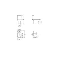 Combo de sanitarios Roca Debba inodoro, deposito, bidet y tapa cierre suave - Imagen 6