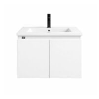 Vanitory Colgante Mh 50 Cm Blanco Bacha Loza
