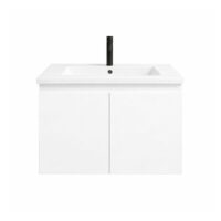 Vanitory Colgante Mh 60 Cm Blanco Bacha Loza