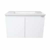 Vanitory Colgante Mh 80 Cm Blanco Bacha Loza
