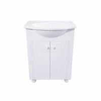 Vanitory de Pie Pacific 50 cm Blanco Bacha Marmolina