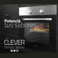 Horno Electrico Clever Acero 58 Lts 5 Funciones - Imagen 2
