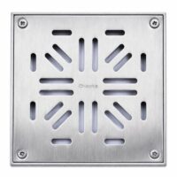 Reja Rejilla De Acero 20x20 Reforzada Con Marco Chicote