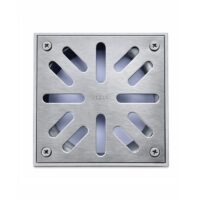 Reja Rejilla De Acero 15x15 Reforzada Con Marco Chicote