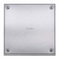 Tapa Ciega Rejilla De Acero 20x20 Reforzada Con Marco Chicote